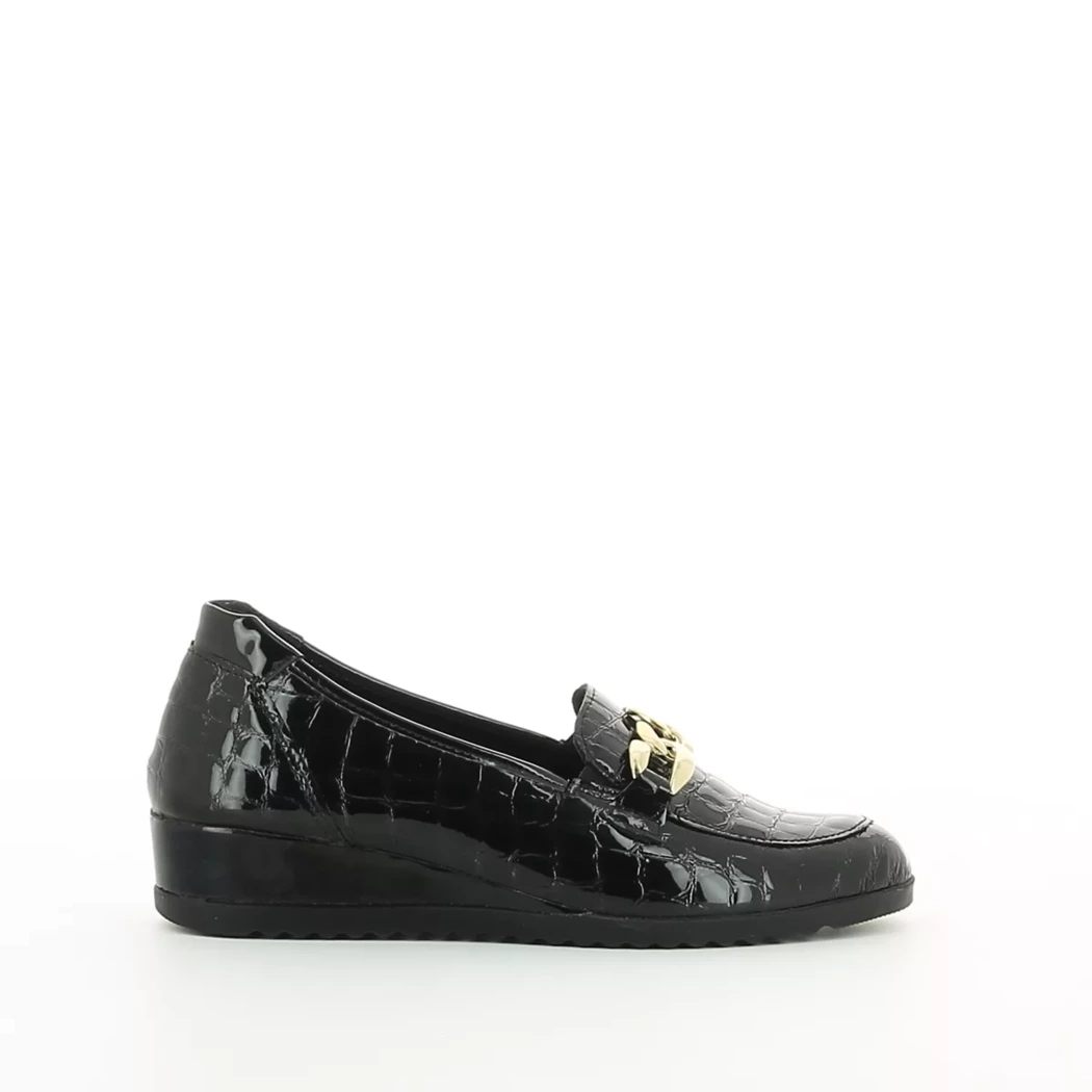 Image (2) de la chaussures Sens - Mocassins Noir en Cuir vernis