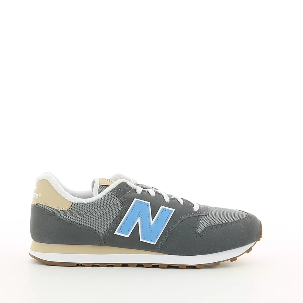 Image (2) de la chaussures New Balance - Baskets Gris en Cuir nubuck